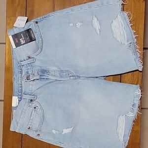 Levi's medium wash 501's  90's denim shorts